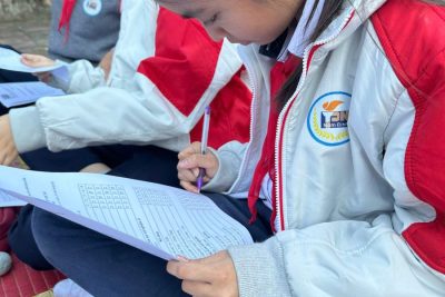 Trải nghiệm của CLB Văn học đưa các em gần hơn với văn hoá Trần