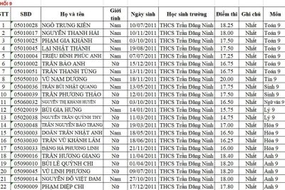 TRƯỜNG THCS TRẦN ĐĂNG NINH GIÀNH KẾT QUẢ RỰC RỠ TRONG KỲ THI HỌC SINH GIỎI CẤP TỈNH NĂM HỌC 2025 – 2026