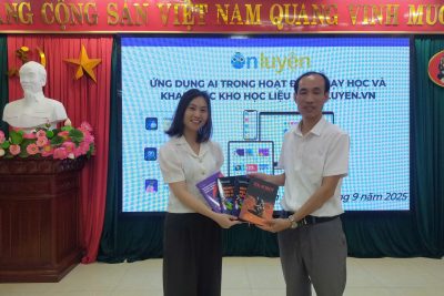 TRƯỜNG THCS TRẦN ĐĂNG NINH TỔ CHỨC TẬP HUẤN PHẦN MỀM ONLUYEN.VN CHO ĐỘI NGŨ GIÁO VIÊN