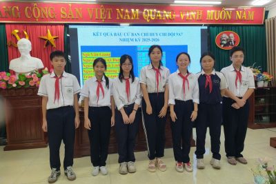 Đại hội chi đội mẫu Chi đội 9A7 nhiệm kỳ năm học 2025-2026