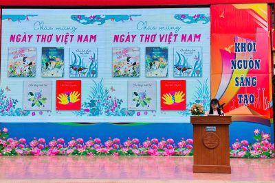 Trường THCS Trần Đăng Ninh tổ chức hoạt động hưởng ứng ngày thơ Việt Nam